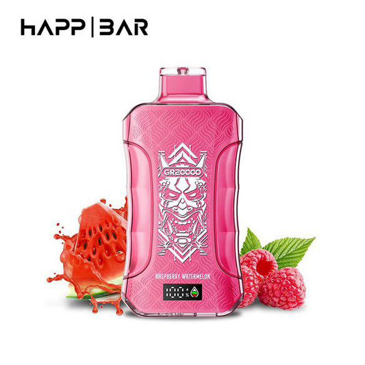 HAPP BARR 30  K PUFS 🍇🍉 Raspberry Watermelon